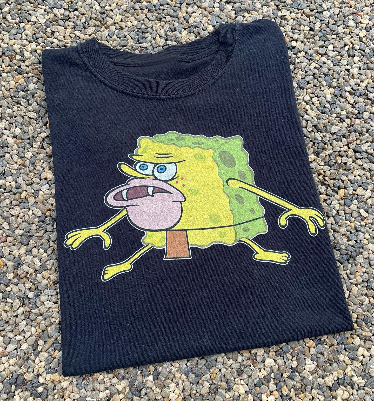 搞怪美式质感套头圆领短袖