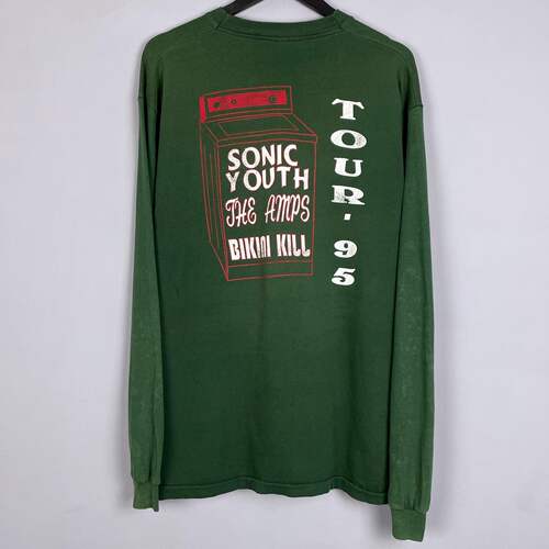 WHO CARE复古大百科 美式趣味设计Sonic Youth长袖T恤 vintage