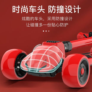 斯威（SWAY）滑板车儿童2-3-6-10-15岁宝宝大童滑滑车闪光轮折叠