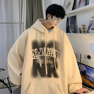 美式hiphop卫衣男潮牌高街外套冬