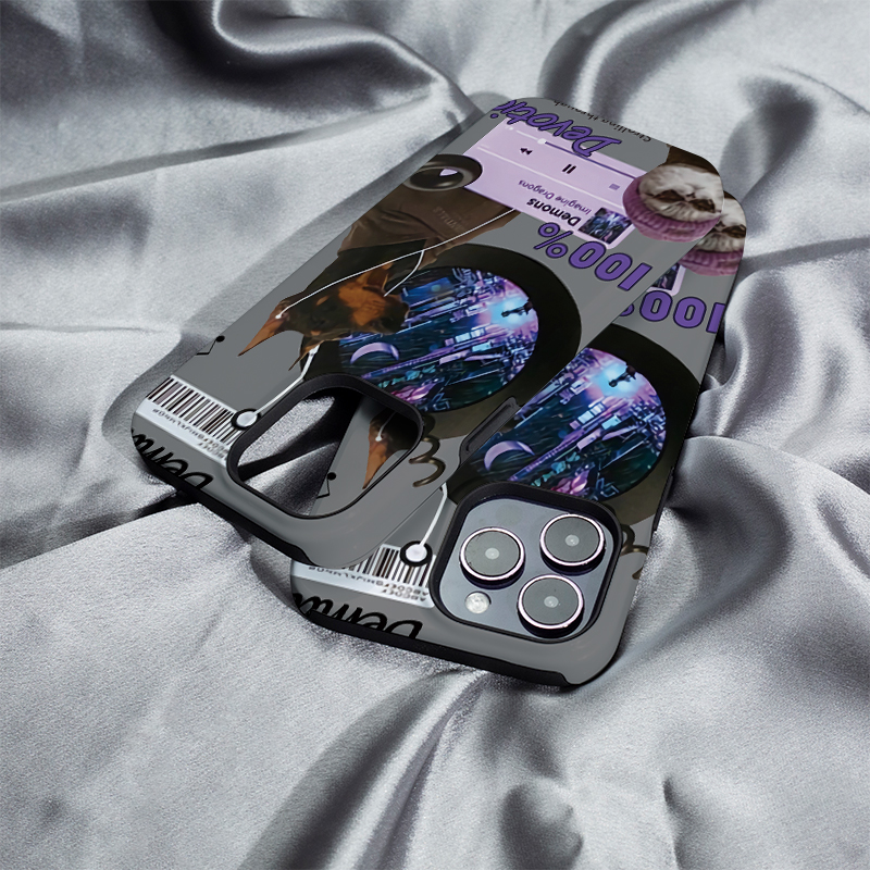 电话狗唱片iphone16Promax手机壳13适用苹果15plus保护套菲林硬壳12mini二合一XS/XR高级11防摔7/8/SE2全包14