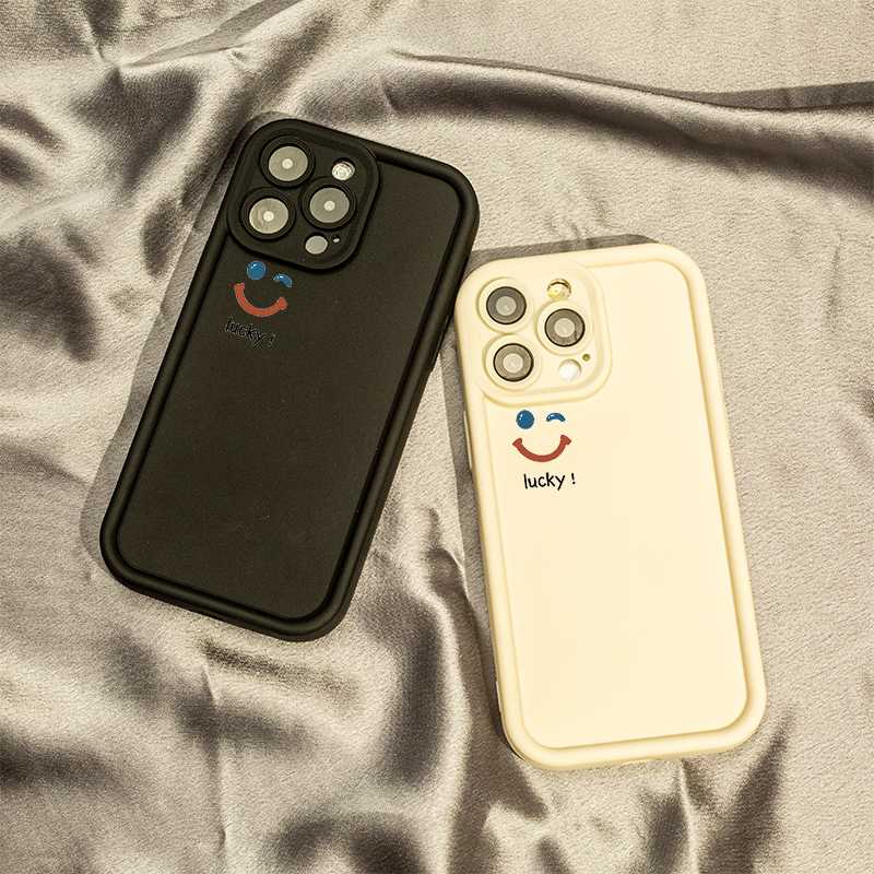 简约眨眼笑适用华为mate60Pro手机壳P50/40新款软情侣40高级智选HINova11/10/9/8保护套青春版NZONEs7Proplus