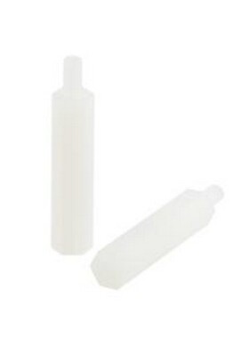 M3*25+6 螺柱&螺杆 国产 白色单头尼龙柱 M3*25+6