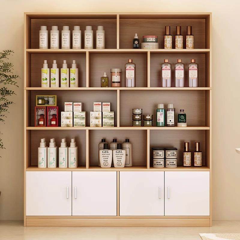 商用置物架理发店展示柜美容院产品柜化妆品展柜简约柜子发廊货柜