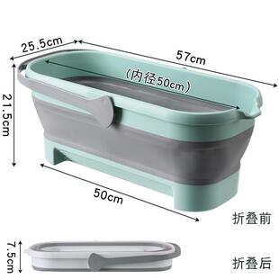 可折叠拖把桶长方形地拖桶家用拖地专用水桶手提洗拖布桶2022新款