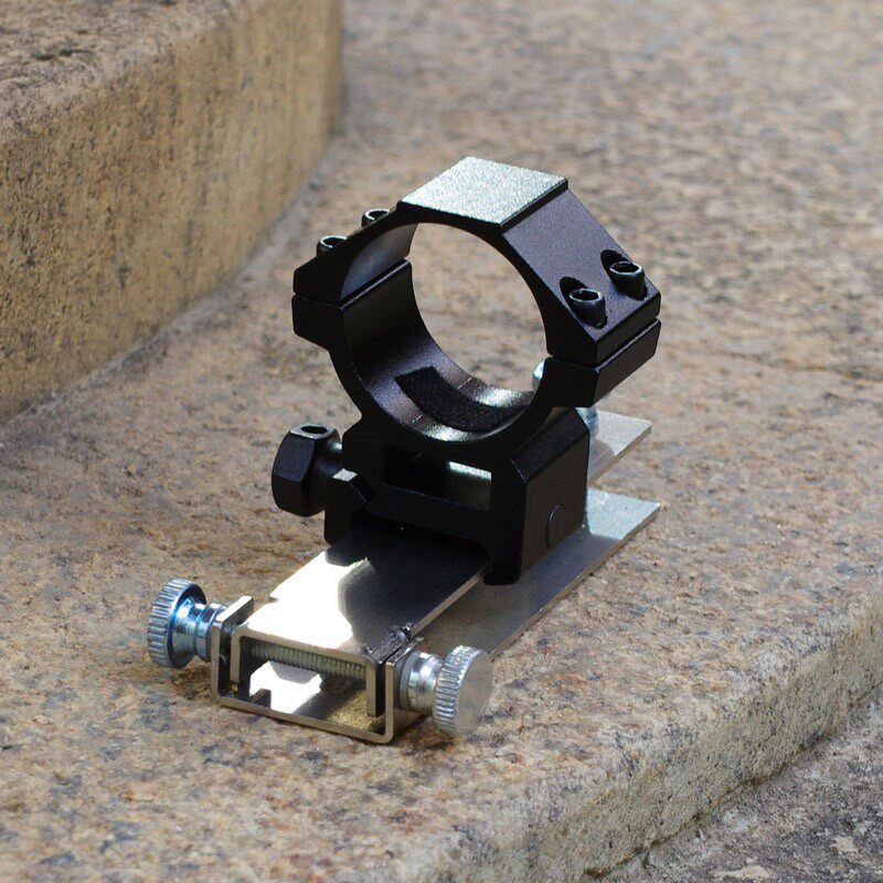 弹弓专用十字倍镜狙击瞄准器猫头鹰光学可调节导轨高清单筒10倍镜