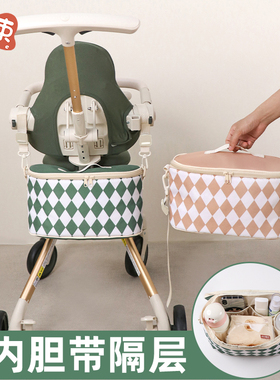 婴儿车挂包收纳袋am遛娃神器配件推车储物置物袋大容量妈咪包通用