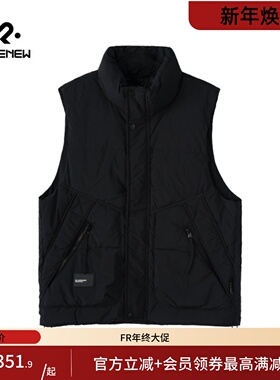 凡人优品羽绒马甲男冬季无袖外套马夹保暖立领休闲Y119