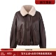 凡人优品女皮衣加绒外套冬季 加厚保暖皮衣外套机车服A236