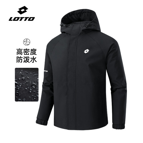 乐途户外运动夹克梭织连帽外套