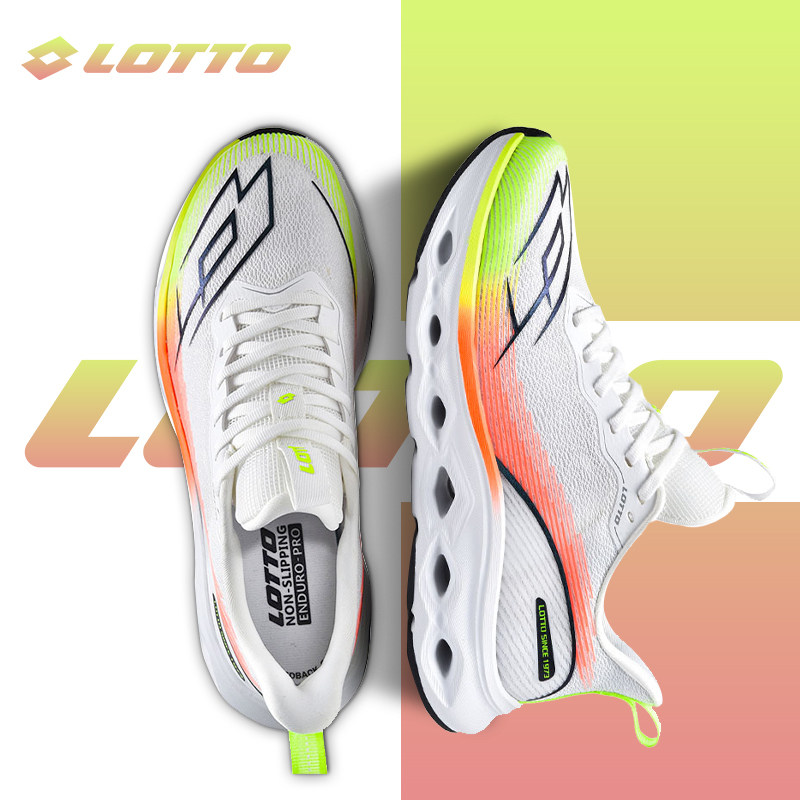 LOTTO乐途男网面透气跑步鞋2026春夏季新款超轻减震休闲运动鞋子