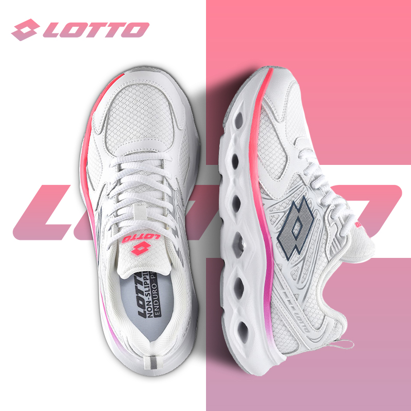 Lotto/乐途女网面透气运动跑步鞋