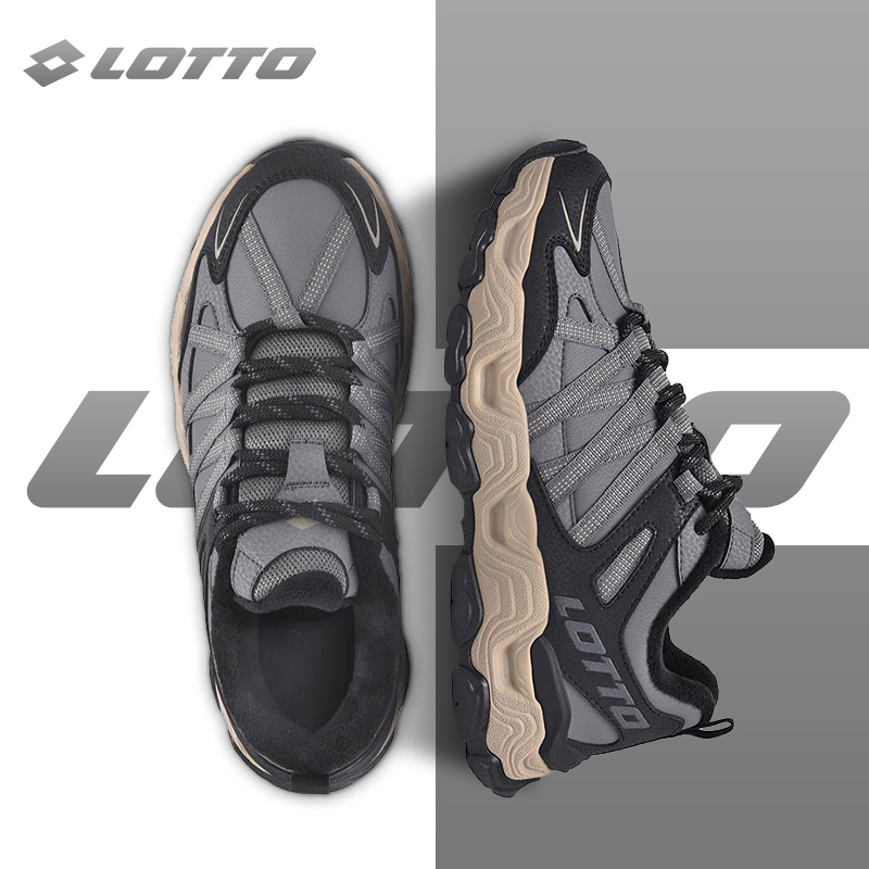 LOTTO乐途男厚底运动徒步登山鞋