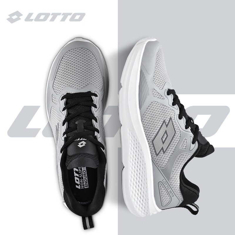 Lotto/乐途男透气网面运动跑步鞋