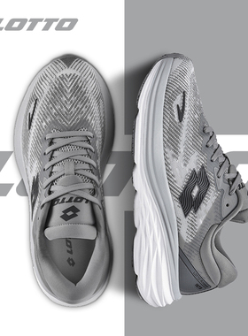 LOTTO乐途男超轻碳板跑步鞋2025秋冬季新款网面厚底减震运动跑鞋