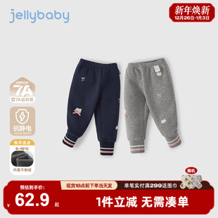冬季 儿童裤 宝宝冬装 小童加厚束脚运动裤 子秋冬 长裤 女童加绒打底裤