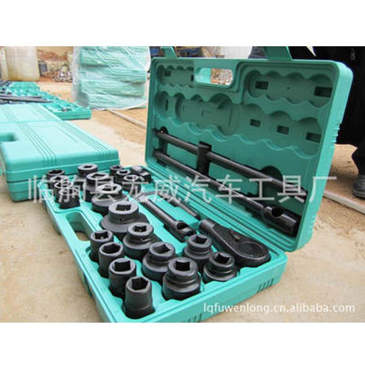 生产销售3/4重型26件套装21mm-65mm套筒及转换接头等各类附件等