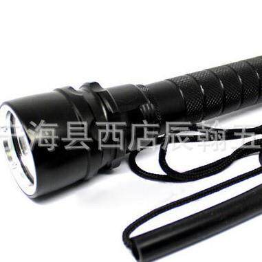 潜水手电单档LED强光防水补光潜水灯