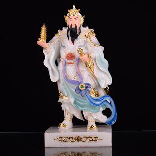 李天王神像 托塔李天王神像 李靖 托塔天王道家居家供奉神像摆件