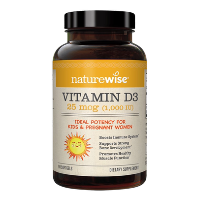 Naturewise维生素d3儿童青少年