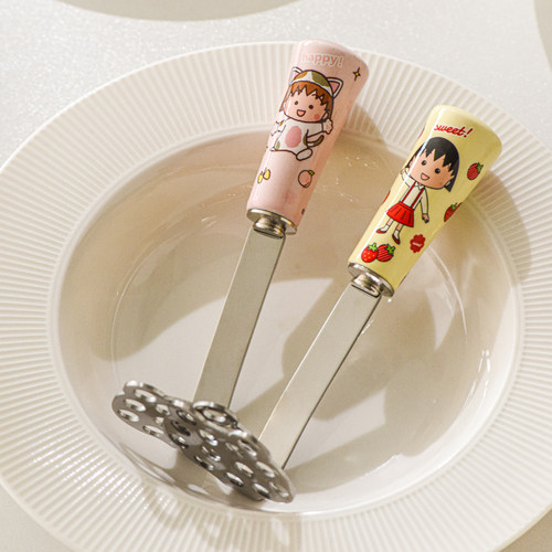 食品级304不锈钢儿童专用压泥器