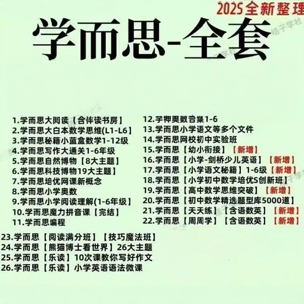 2025学而思大阅读希望学自然博物馆大白本秘籍蓝盒数学科技写作