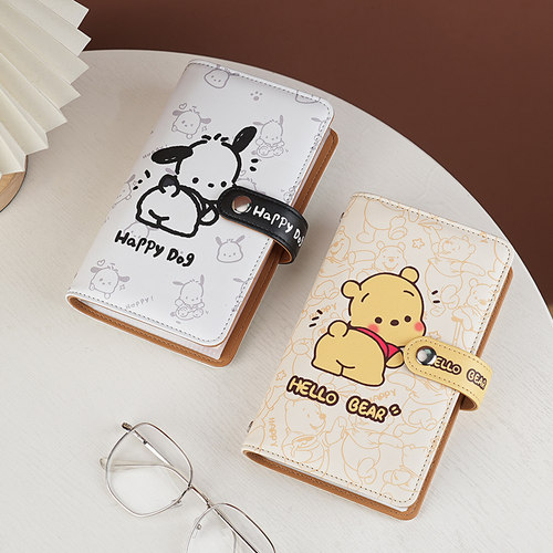 2025年新款大容量百元钞票册万元卡通现金存钱本密码锁存钱夹钱册