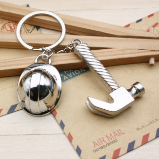 青古链金属小锤子挂件实心迷你锤铁锤工具敲打锤玩具圆头锤榔头