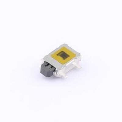 THBF26-AF-R 轻触开关 大龟/平脚/1.85H/220gf/白底黑钮/带柱/编
