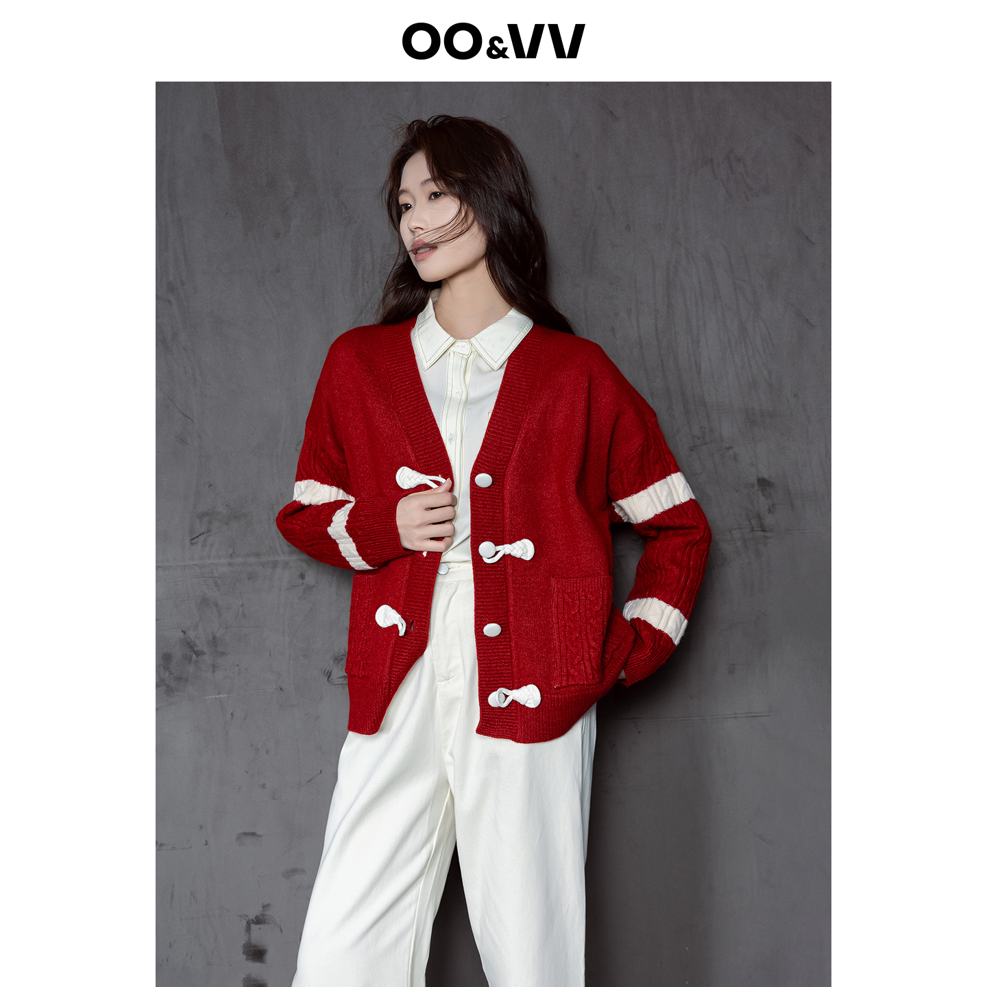 大口袋  大扣子  盘扣   钩花