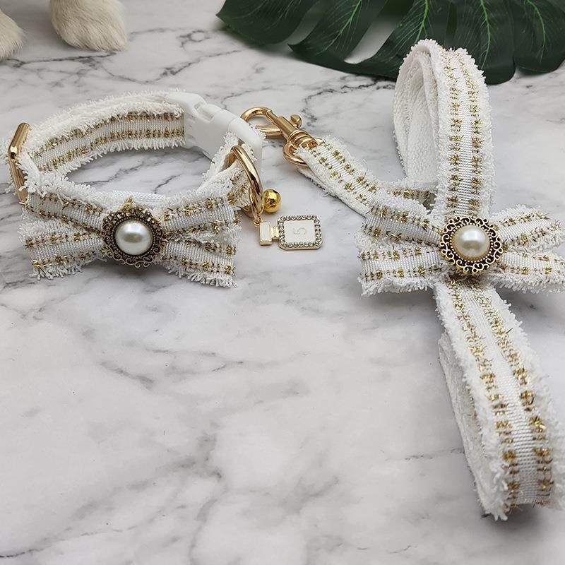 小香风宠物项圈牵引绳狗狗绳子外出牵绳脖圈家用猫咪脖子装饰,宠物/宠物食品及用品,项圈/肩带,淘宝优惠券,粉丝福利购,淘宝优惠卷