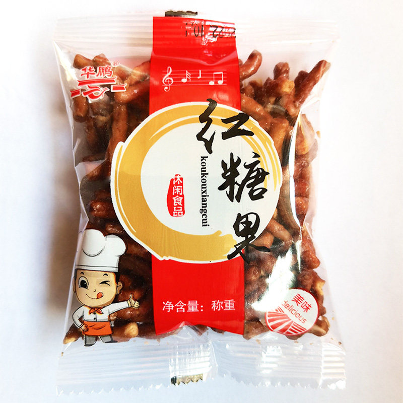 建湖特产华鹏红糖果子晶天香红糖果盐城张木果金果棒独立小包装