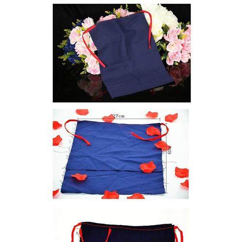 结婚新娘用品包子孙桶青布围裙子孙包布青尿布包袱布子孙包布2