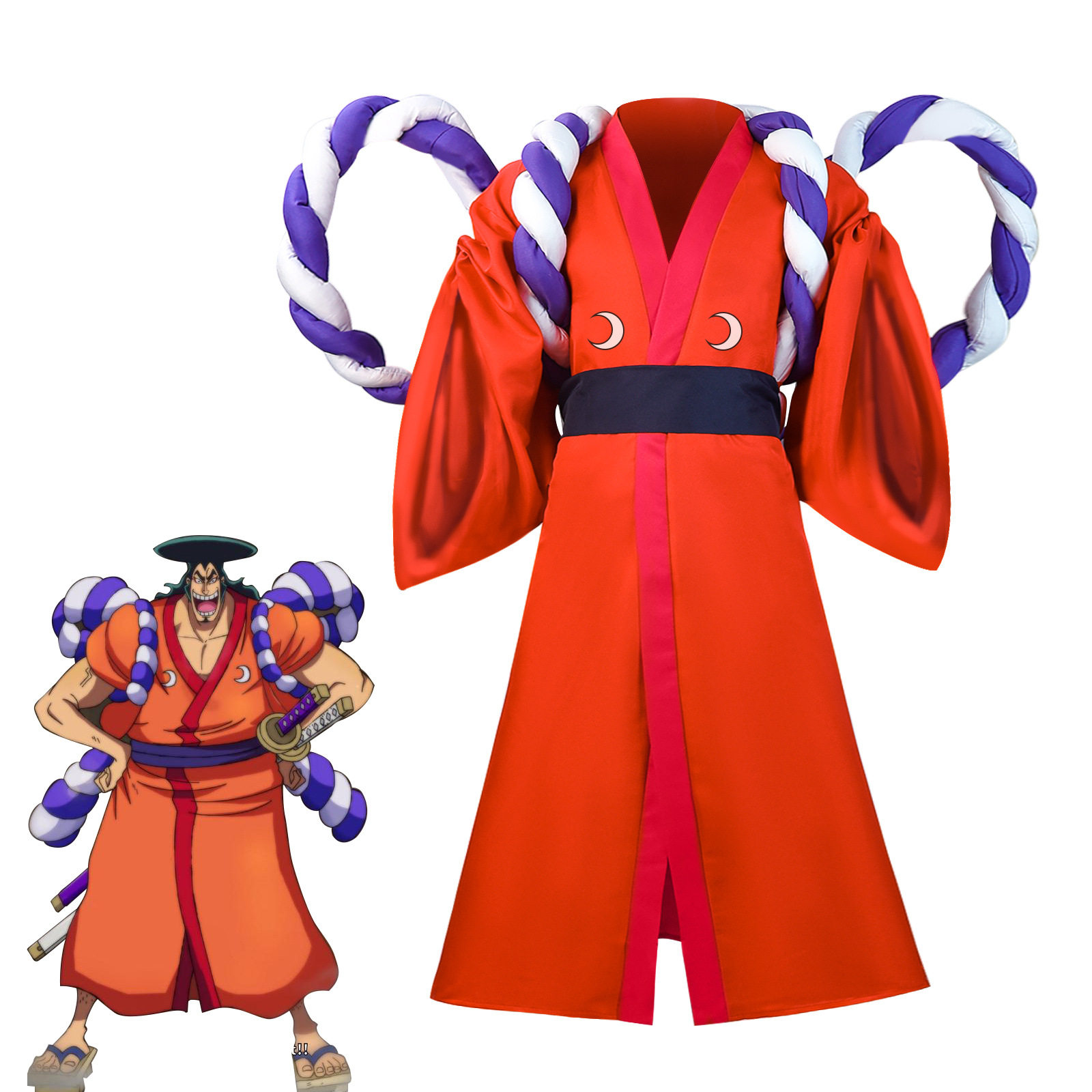 海贼王和之国光月御田cos服光月御田cosplay服装跨境源头