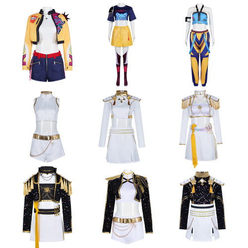 K-POP猎魔女团cos服装鲁米米拉佐依万圣节角色扮演cosplay舞台服