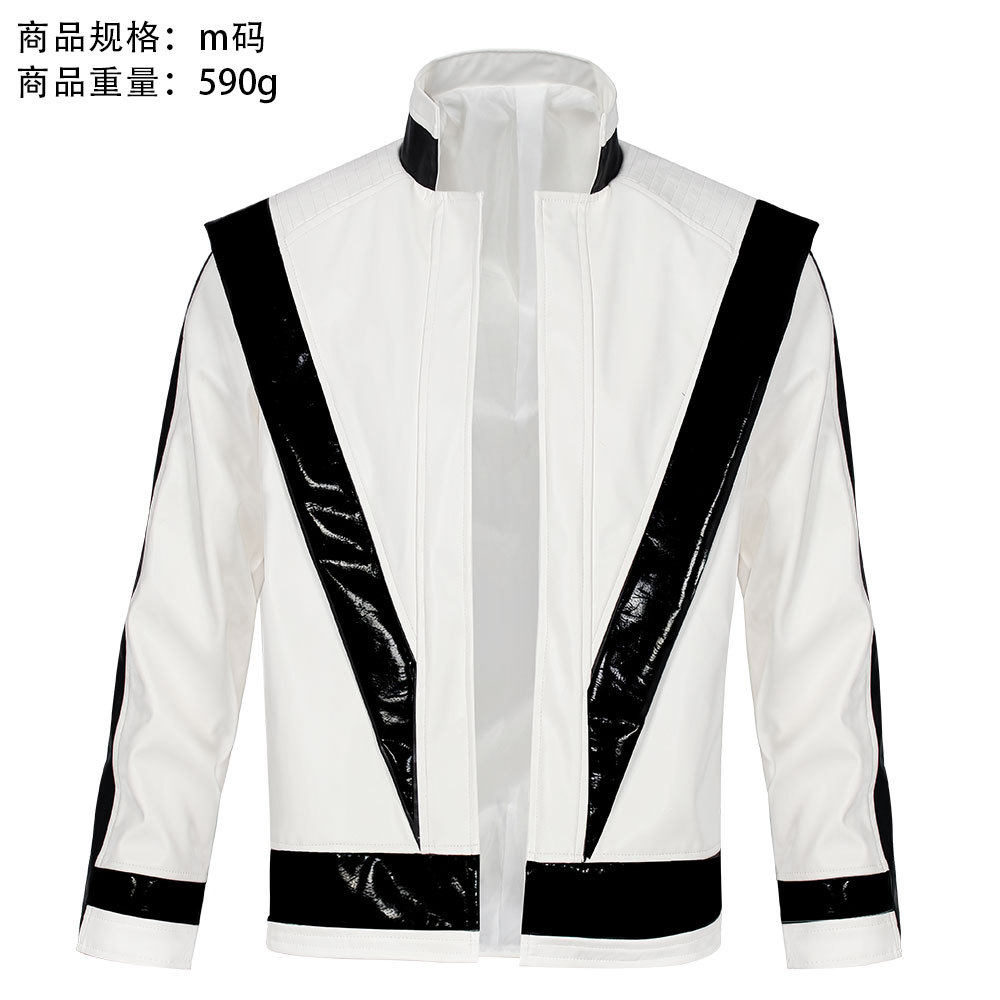 MJ舞台表演服迈克杰克逊cos服MichaelJackson万圣节Thriller外套