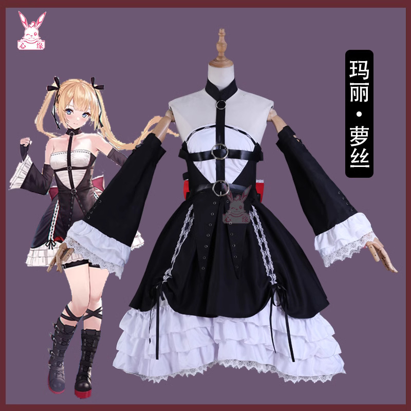 碧蓝航线cos服死或生玛莉萝丝可爱风游戏套装cos服装女