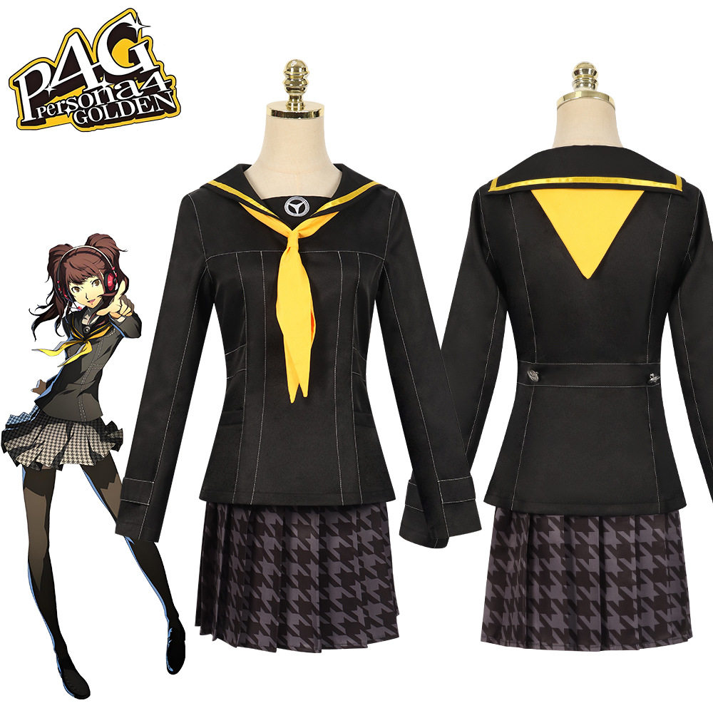 女神异闻录4cos服久慈川理世制服雨宫莲万圣节cosplay动漫服装女