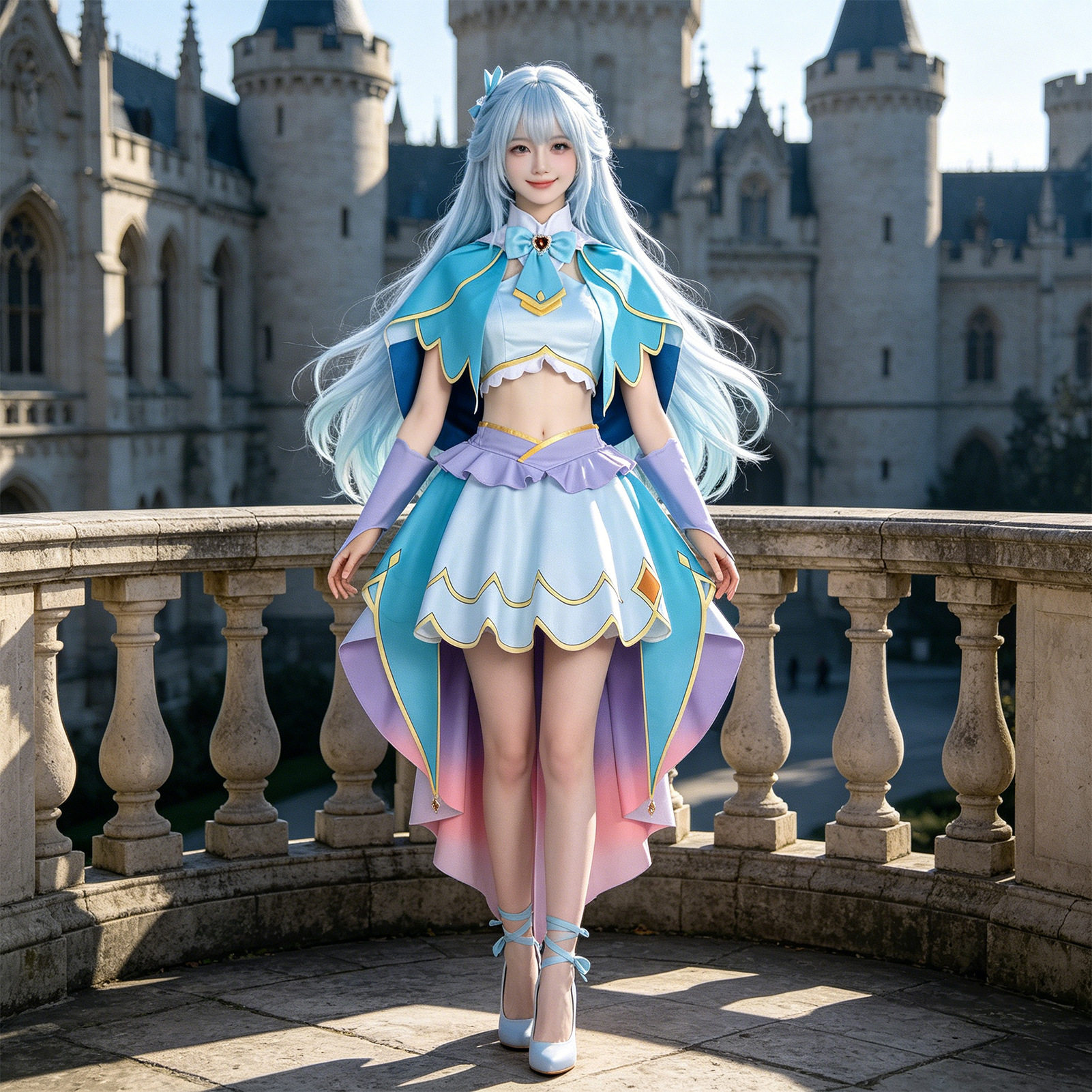 名侦探光之美少女cos服帆羽克蕾雅二次元全套cosplay服连衣裙