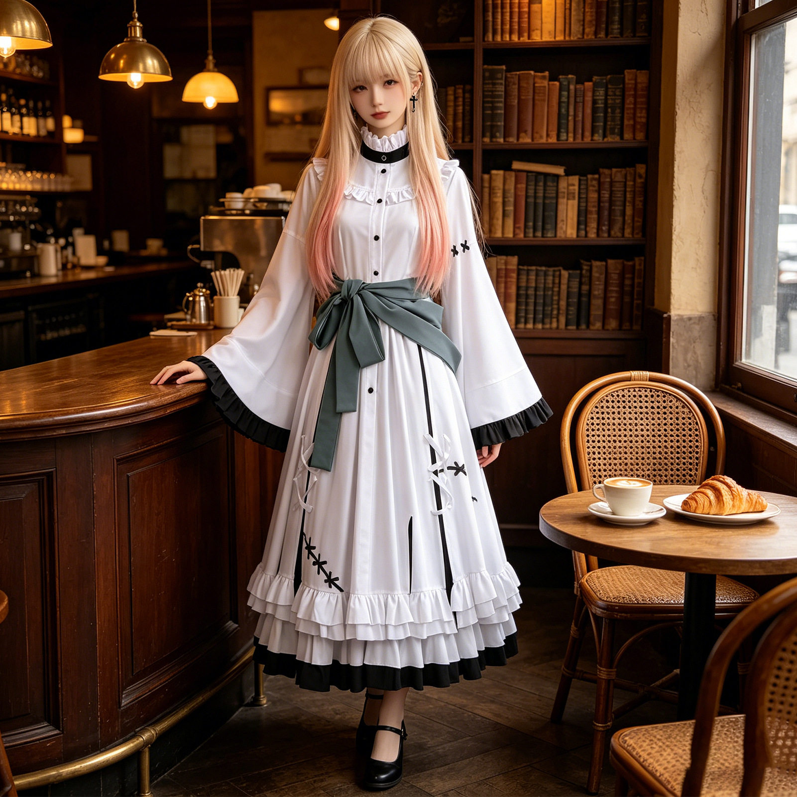 魔法少女的魔女审判cos服冰上梅露露女仆装修女服二次元cosplay服