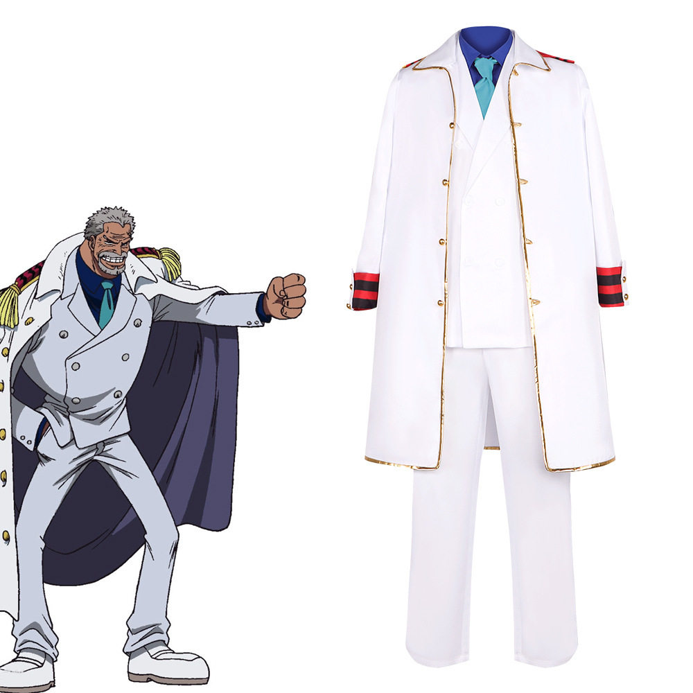 海贼王cos服路飞爷爷卡普中将披风全套cosplay服万圣节舞台表演服