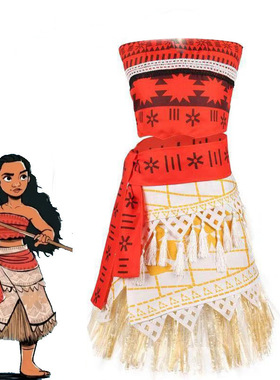 万圣节服装海洋奇缘oana公主莫阿娜莫亚娜cosplay服装M