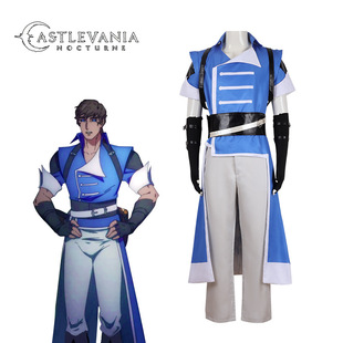 S里希特贝尔蒙特派对嘉年华蓝色服动漫恶魔城夜曲万圣节CO服装