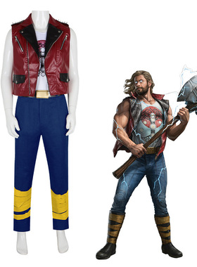 2022新款雷神4爱与雷霆cosplay服装掠夺者cos服万圣节角色扮演服