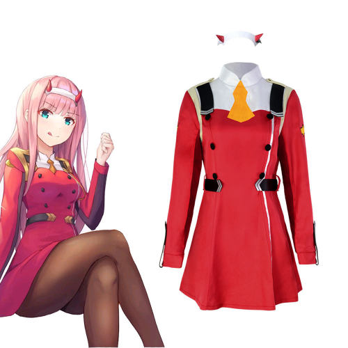 DARINGintheFRANXX国家队cos服女主02鹤望兰角色扮演现货L