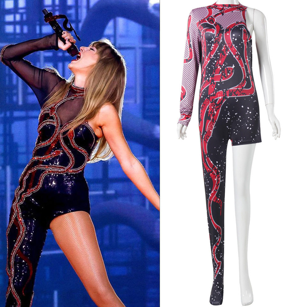 泰勒斯威夫特Taylorwift同款cos舞台服饰演出服舞蹈连体衣S