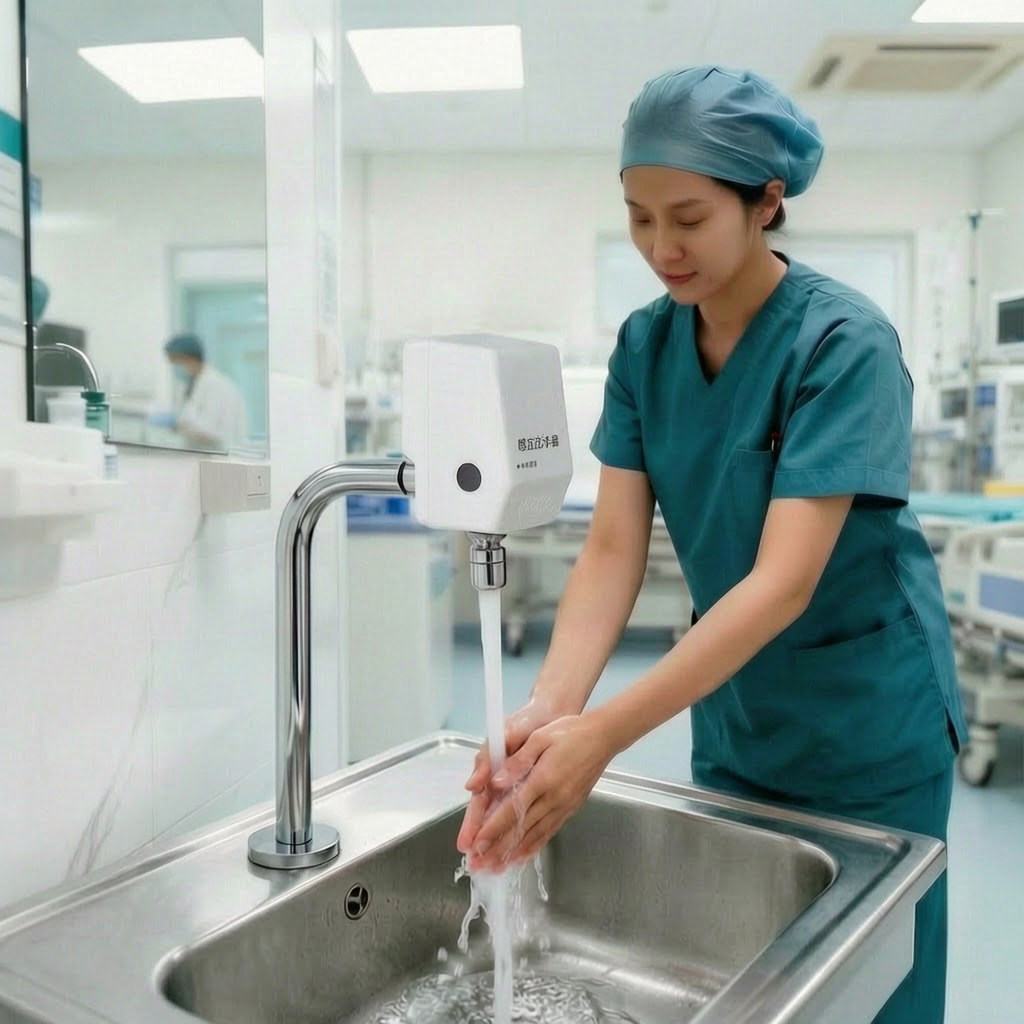 全铜感应水龙头全自动感应龙头单冷热智能感应式红外线家用洗手器