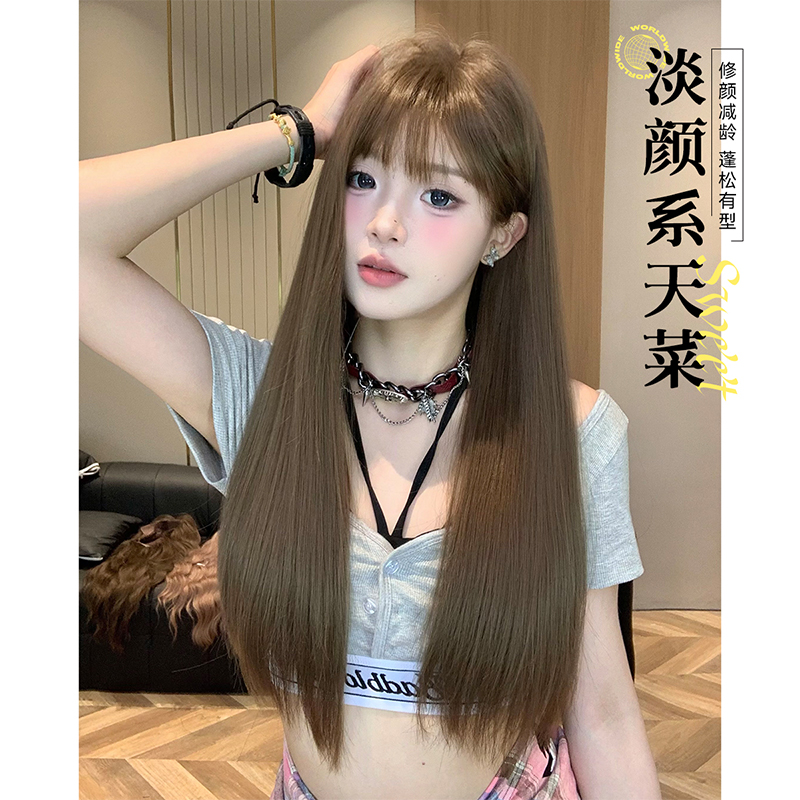 束朵假发高温丝甜美可爱