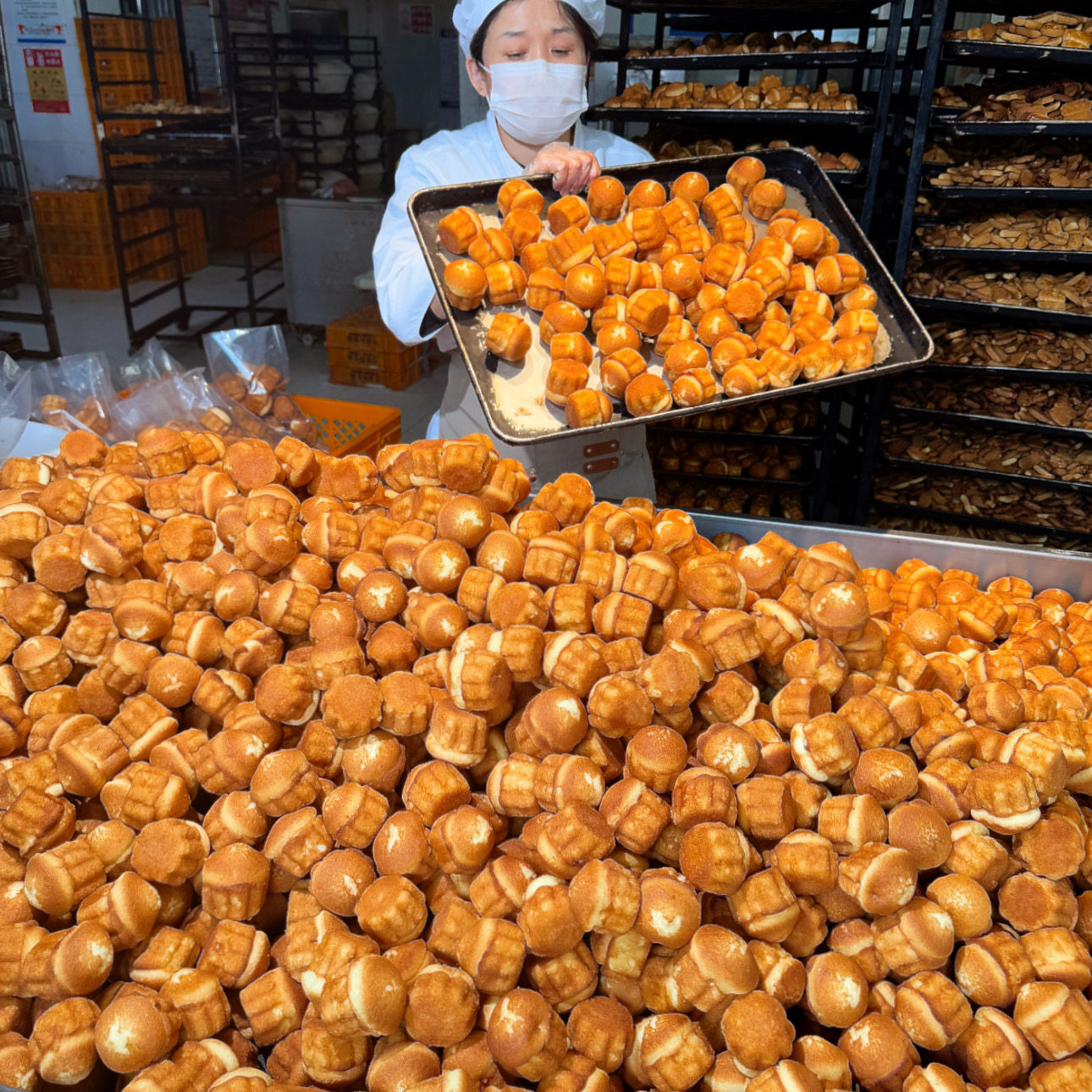 东北老式槽子糕传统鸡蛋糕面包老式手工点心营养早餐零食500g整箱