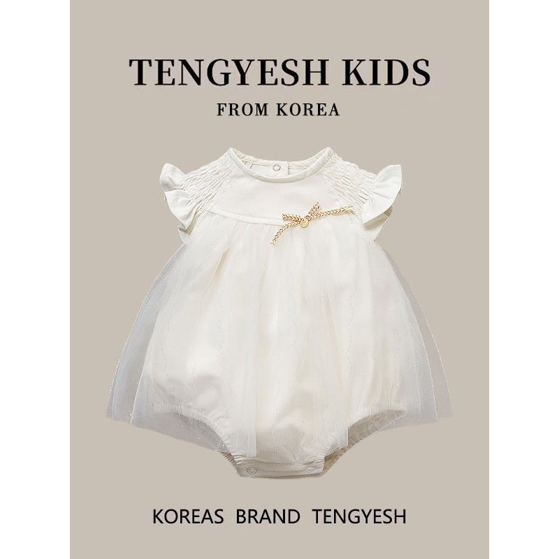 韩国TENGYESH婴儿包屁衣